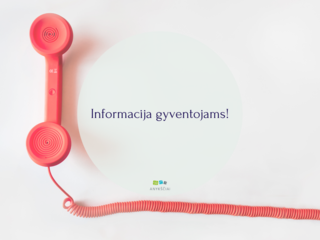 Informacija gyventojams!