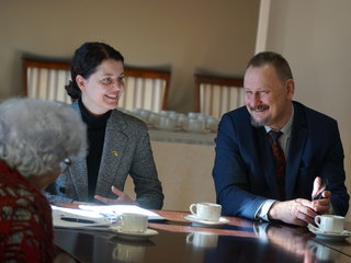ANYKŠČIUOSE LANKĖSI SOCIALINĖS APSAUGOS IR DARBO MINISTRĖ MONIKA NAVICKIENĖ