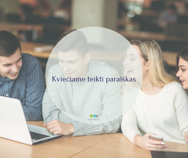 Kviečiame teikti paraiškas