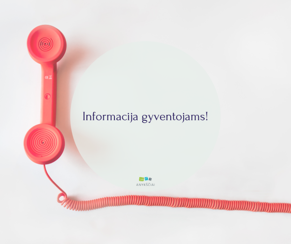 Informacija gyventojams!