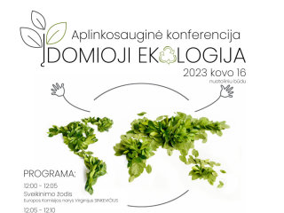 Nemokama aplinkosauginė konferencija „Įdomioji ekologija“