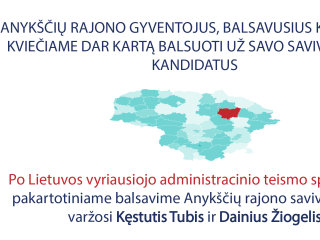 VRK kviečia pirmąją išankstinio balsavimo dieną balsavusius Anykščių rajono savivaldybės rinkėjus...