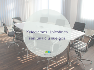Kviečiamos išplėstinės seniūnaičių sueigos