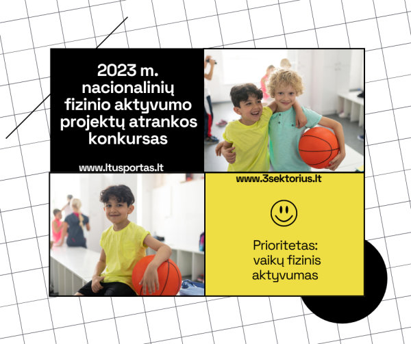 Kvietimas teikti paraiškas nacionaliniams fizinio aktyvumo projektams