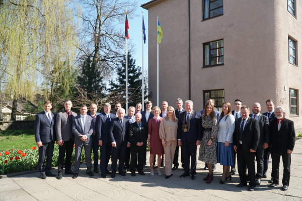 Įvyko pirmasis naujai išrinktos 2023–2027 m. kadencijos Anykščių rajono savivaldybės tarybos posėdis