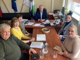 Įvyko mero susitikimas su Anykščių miesto vietos veiklos grupės atstovais