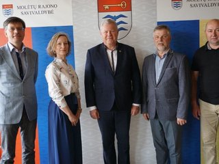 Susitikimas su kaimyninės Molėtų savivaldybės meru