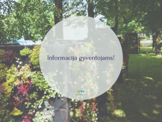 Informacija gyventojams!
