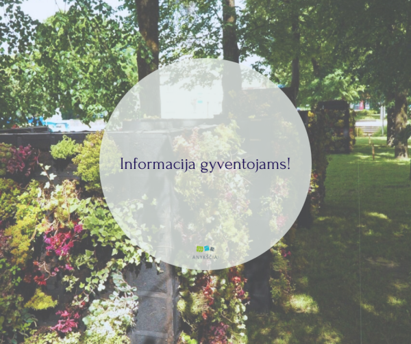 Informacija gyventojams!