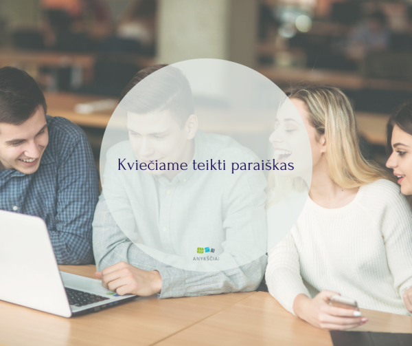 Kviečiame teikti paraiškas