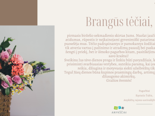 Sveikinimas Tėvo dienos proga
