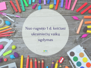 Nuo rugsėjo 1 d. keičiasi ukrainiečių vaikų ugdymas