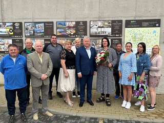 Turizmo ir verslo informacijos centro kolektyvui pristatyta naujoji vadovė Ema Abramovaitė-Juškienė