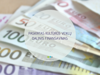 PASKIRTAS KULTŪROS VEIKLŲ DALINIS FINANSAVIMAS