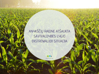 ANYKŠČIŲ RAJONE ATŠAUKTA SAVIVALDYBĖS LYGIO EKSTREMALIOJI SITUACIJA