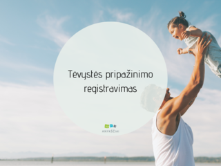 Tėvystės pripažinimo registravimas