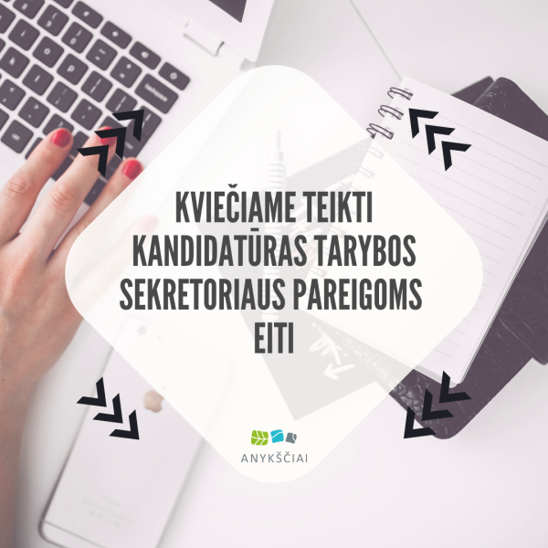 Kviečiame teikti kandidatūras Tarybos sekretoriaus pareigoms eiti