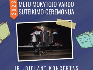 Kviečiame į renginį, skirtą paminėti Tarptautinę mokytojų dieną!