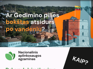  Klimato savaitės paminėjimui - Nacionalinis aplinkosaugos egzaminas