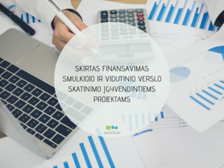 SKIRTAS FINANSAVIMAS SMULKIOJO IR VIDUTINIO VERSLO SKATINIMO ĮGYVENDINTIEMS PROJEKTAMS