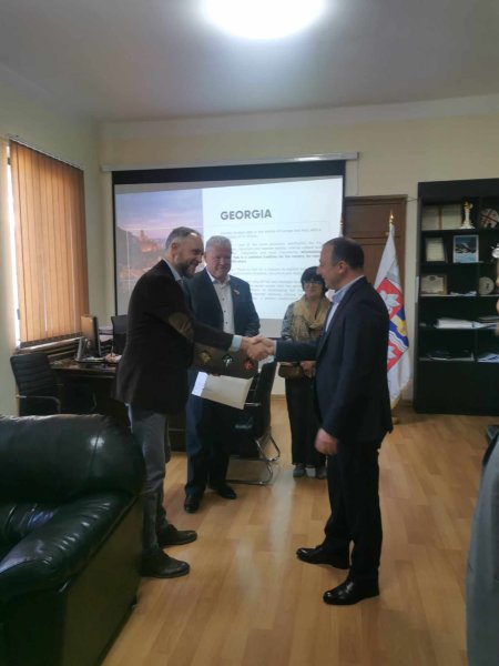 ATNAUJINAMAS BENDRADARBIAVIMAS SU TELAVI (SAKARTVELAS) MIESTU PARTNERIU