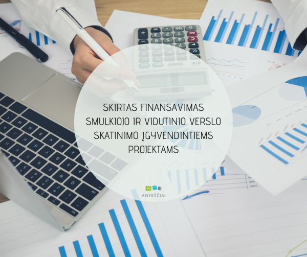 SKIRTAS FINANSAVIMAS SMULKIOJO IR VIDUTINIO VERSLO SKATINIMO ĮGYVENDINTIEMS PROJEKTAMS