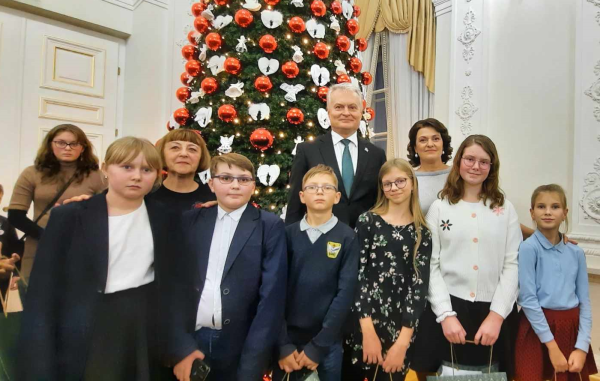 Vilties ir šviesos šventė Prezidentūroje