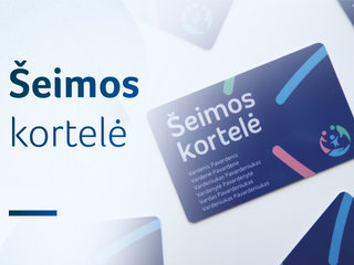 Skelbiamas projekto, skirto šeimos kortelės partneriams įtraukti ir informacijai apie šeimos...