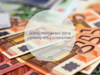 SKIRTAS FINANSAVIMAS 2023 M. LEIDYBINIŲ VEIKLŲ ĮGYVENDINIMUI