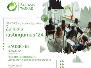 Pakuočių atliekų tvarkymo organizacija Lietuvoje „Žaliasis taškas“ kviečia prisijungti prie...