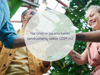 Nacionalinė parama kaimo bendruomenių veiklai (2024 m.)