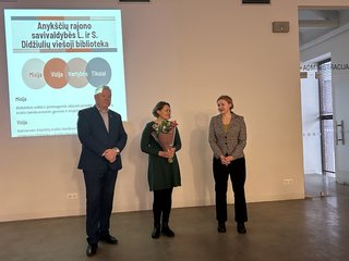 Darbą pradeda naujoji L. ir S. Didžiulių viešosios bibliotekos direktorė
