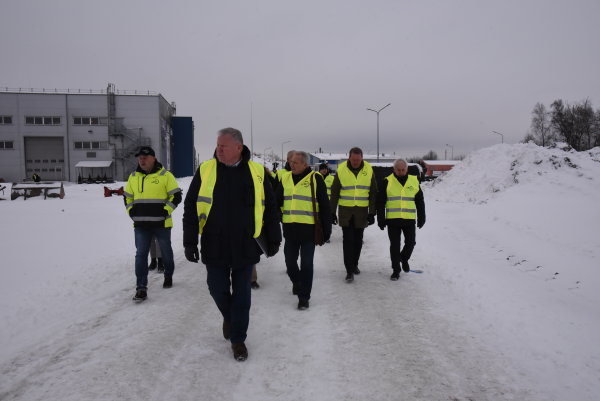 ANYKŠČIŲ RAJONO SAVIVALDYBĖS DELEGACIJA LANKĖSI  UTENOS REGIONO ATLIEKŲ TVARKYMO CENTRE