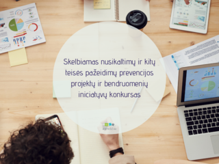 Skelbiamas nusikaltimų ir kitų teisės pažeidimų prevencijos projektų ir bendruomenių iniciatyvų...