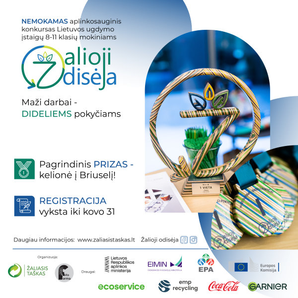 Aplinkosauginis projektas „Žalioji odisėja ‘24“