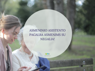 ASMENINIO ASISTENTO PAGALBA ASMENIMS SU NEGALIA