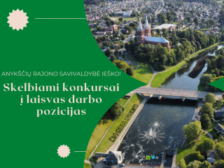 KONKURSAI Į LAISVAS DARBO POZICIJAS