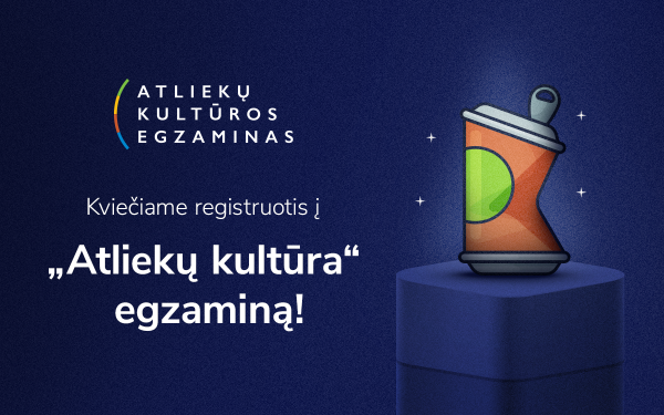 „Atliekų kultūros“ egzaminas