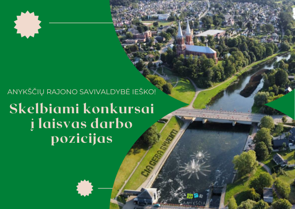 KONKURSAI Į LAISVAS DARBO POZICIJAS