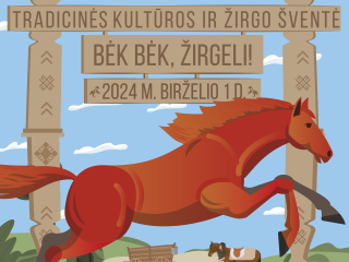 2024 M. „BĖK BĖK, ŽIRGELI!” PROGRAMA