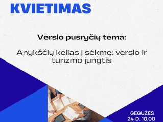 Kviečiame bendram dialogui – diskusijai prie kavos puodelio