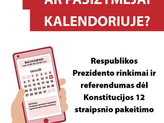 Prasideda balsavimas iš anksto Prezidento rinkimuose ir referendume