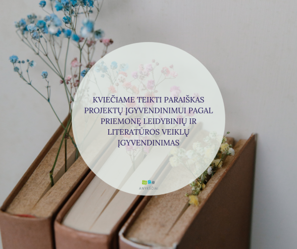 KVIEČIAME TEIKTI PARAIŠKAS PROJEKTŲ ĮGYVENDINIMUI PAGAL PRIEMONĘ LEIDYBINIŲ IR LITERATŪROS VEIKLŲ...