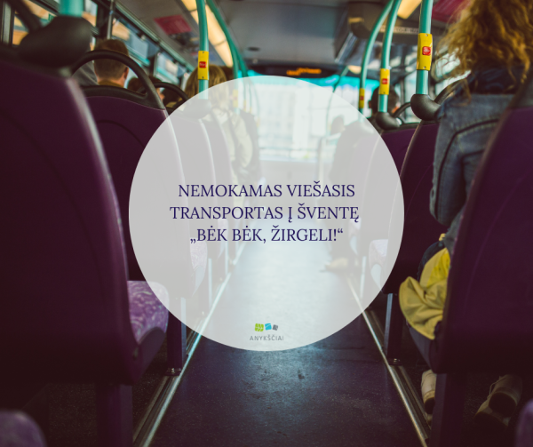 NEMOKAMAS VIEŠASIS TRANSPORTAS Į ŠVENTĘ „BĖK BĖK, ŽIRGELI!“
