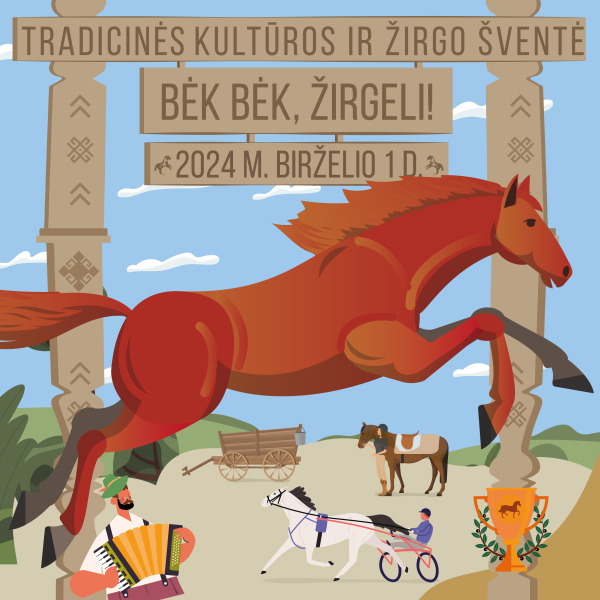 2024 M. „BĖK BĖK, ŽIRGELI!” PROGRAMA