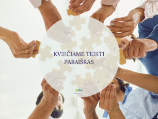 KVIEČIAME TEIKTI PARAIŠKAS PROJEKTŲ ĮGYVENDINIMUI PAGAL PRIEMONĘ VIEŠŲJŲ PASLAUGŲ KŪRYBINIŲ...