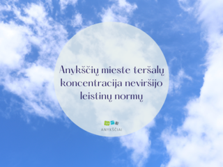 Anykščių mieste teršalų koncentracija neviršijo leistinų normų