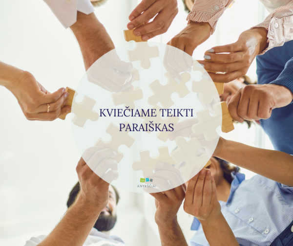 KVIEČIAME TEIKTI PARAIŠKAS PROJEKTŲ ĮGYVENDINIMUI PAGAL PRIEMONĘ VIEŠŲJŲ PASLAUGŲ KŪRYBINIŲ...