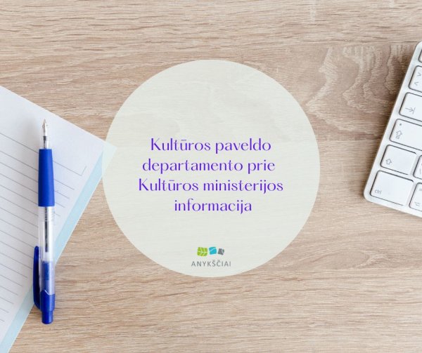 Kultūros paveldo departamento prie Kultūros ministerijos informacija