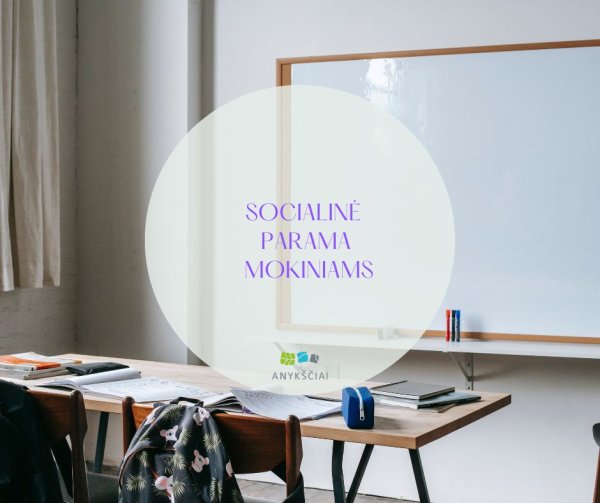 INFORMACIJA DĖL SOCIALINĖS PARAMOS MOKINIAMS